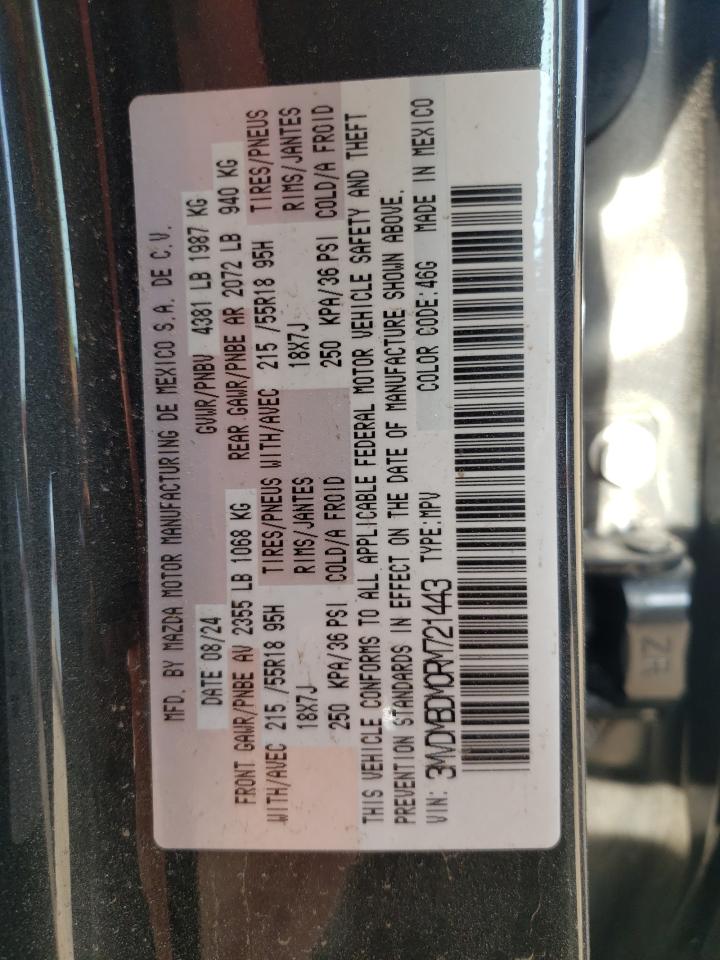 2024 Mazda Cx-30 Premium VIN: 3MVDMBDM0RM721443 Lot: 67773255