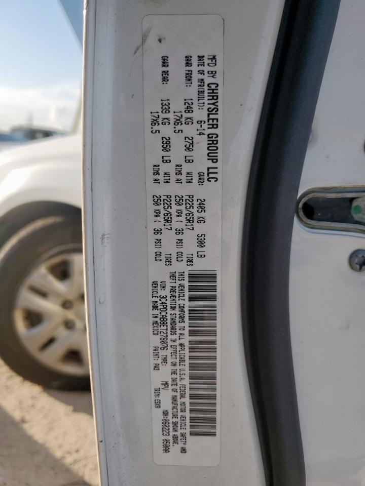 2014 Dodge Journey Se VIN: 3C4PDCAB8ET278076 Lot: 67822225