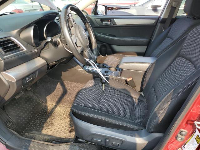  SUBARU OUTBACK 2015 Red