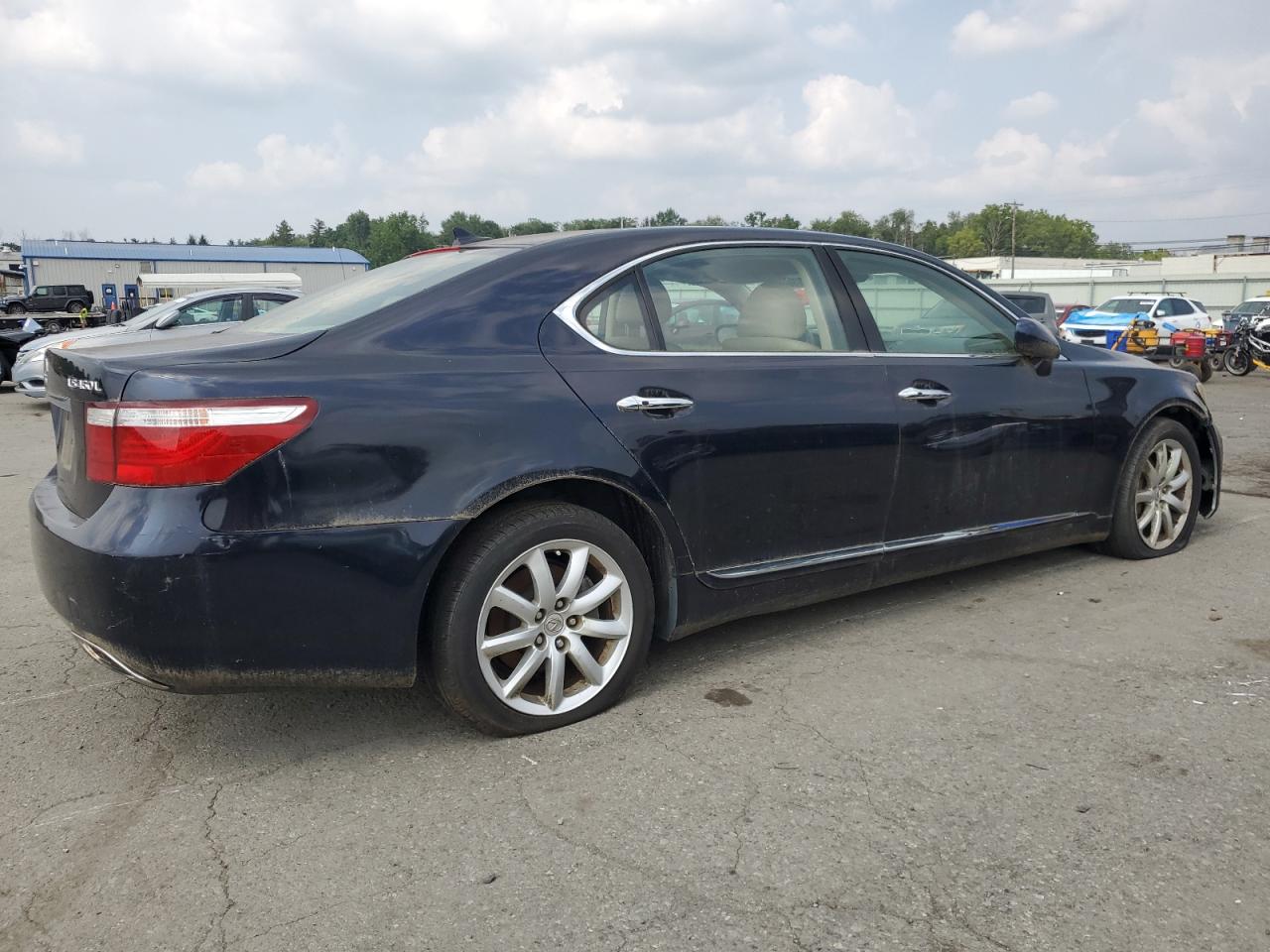 2008 Lexus Ls 460L black null gas JTHGL46F485024937 photo #4