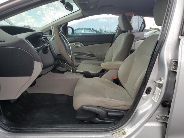 Sedans HONDA CIVIC 2013 Srebrny