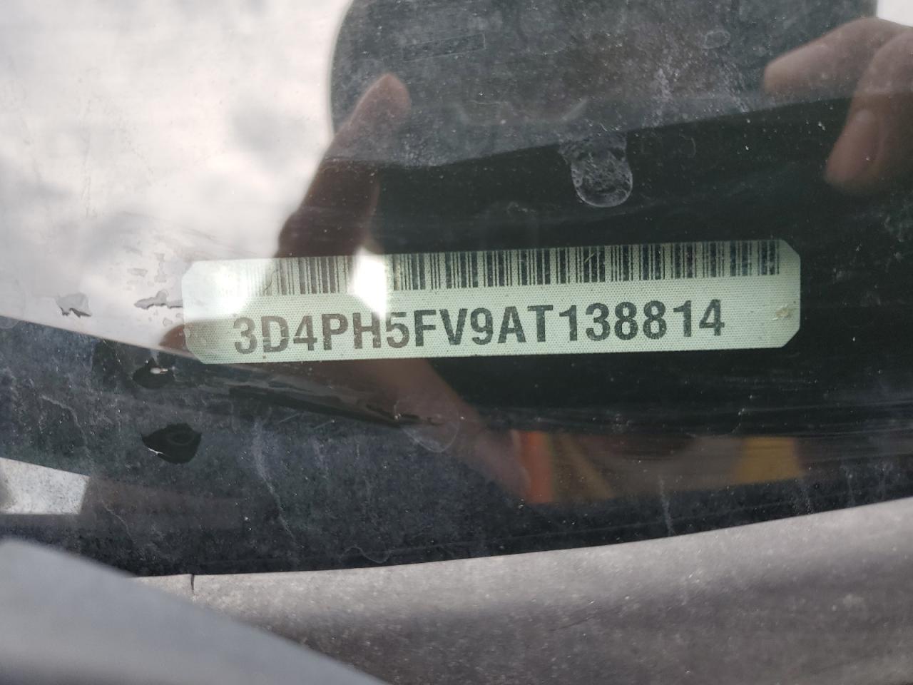 2010 Dodge Journey Sxt VIN: 3D4PH5FV9AT138814 Lot: 70632775