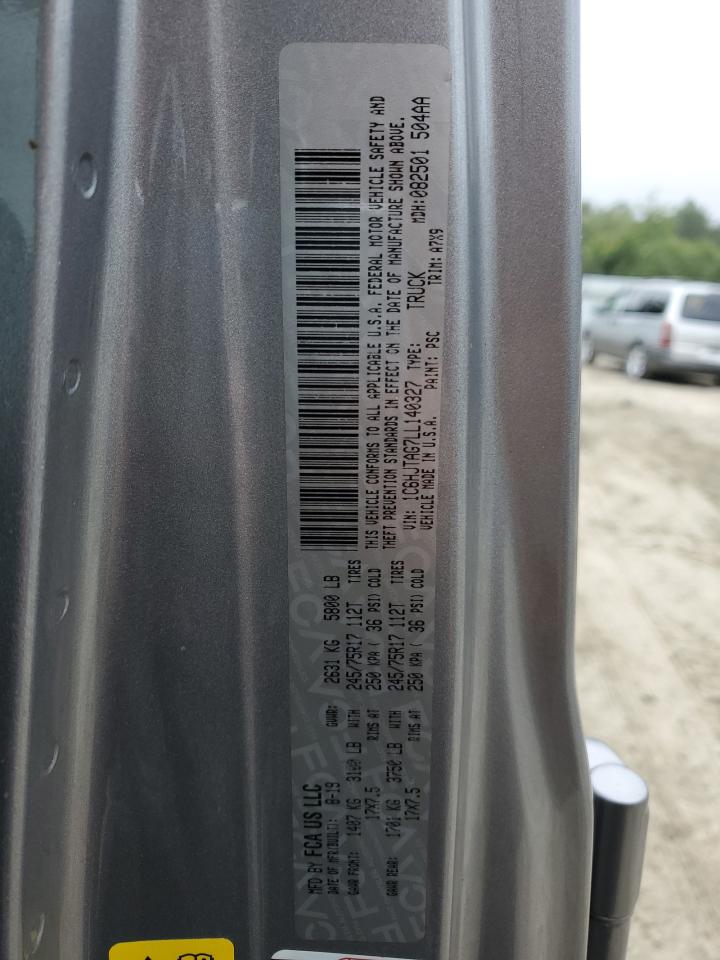 2020 Jeep Gladiator Sport VIN: 1C6HJTAG7LL140327 Lot: 67082405