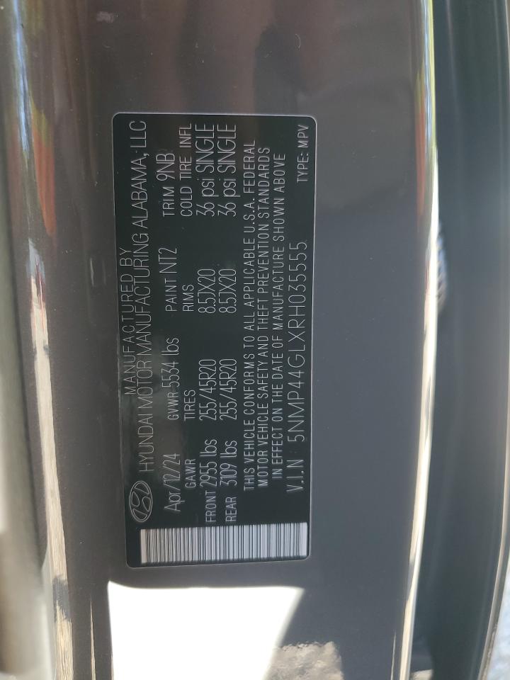 2024 Hyundai Santa Fe Limited VIN: 5NMP44GLXRH035555 Lot: 70585975