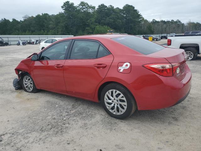  TOYOTA COROLLA 2019 Красный