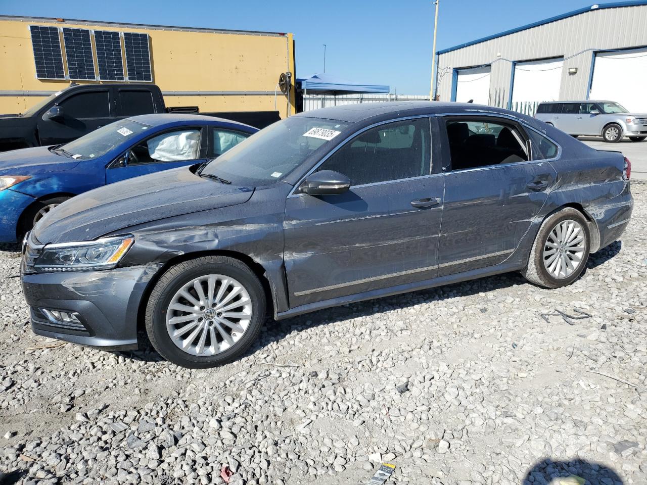 2016 Volkswagen Passat Se grey null gas 1VWBS7A36GC056390 photo #1