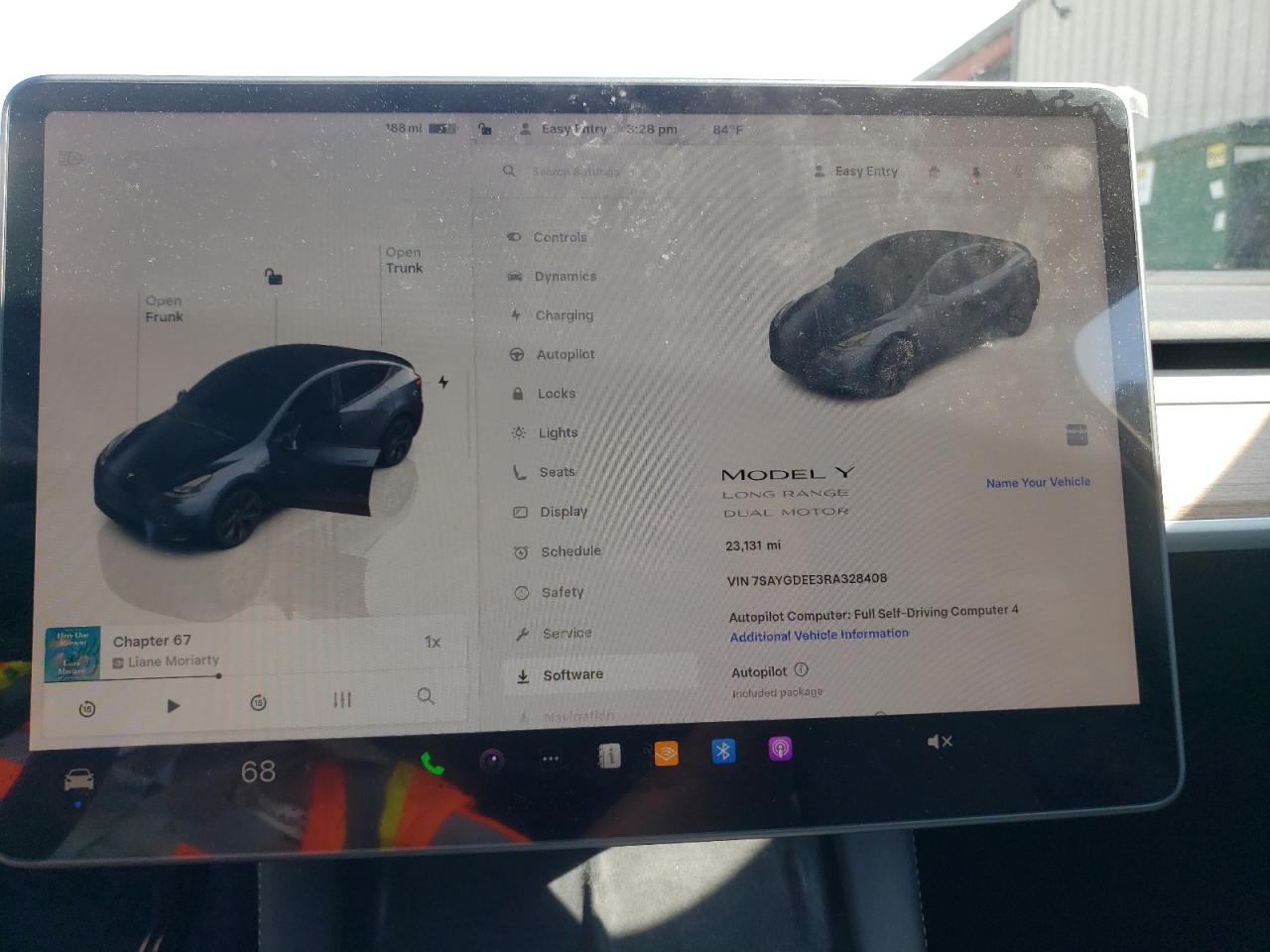 2024 Tesla Model Y VIN: 7SAYGDEE3RA328408 Lot: 70861915