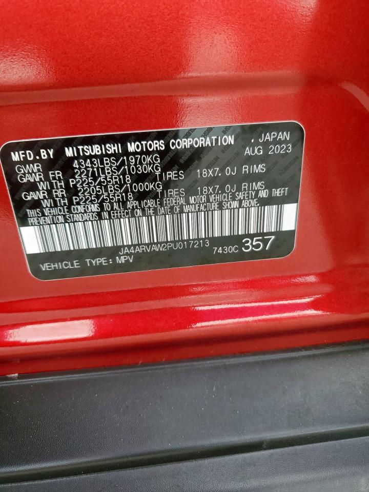 2023 Mitsubishi Outlander Sport Gt VIN: JA4ARVAW2PU017213 Lot: 68683695