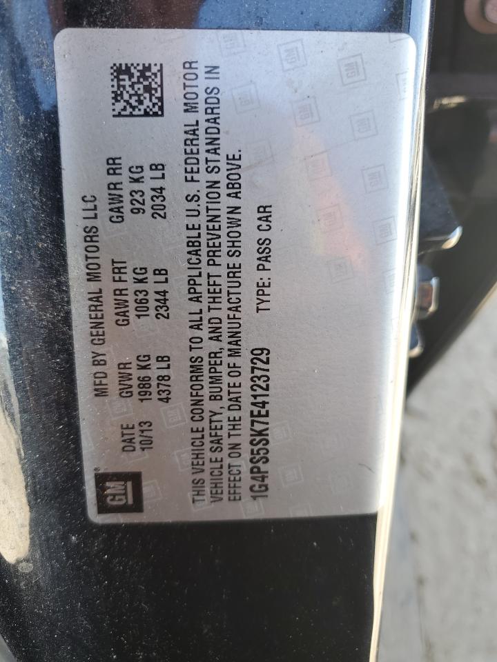 2014 Buick Verano VIN: 1G4PS5SK7E4123729 Lot: 68688245