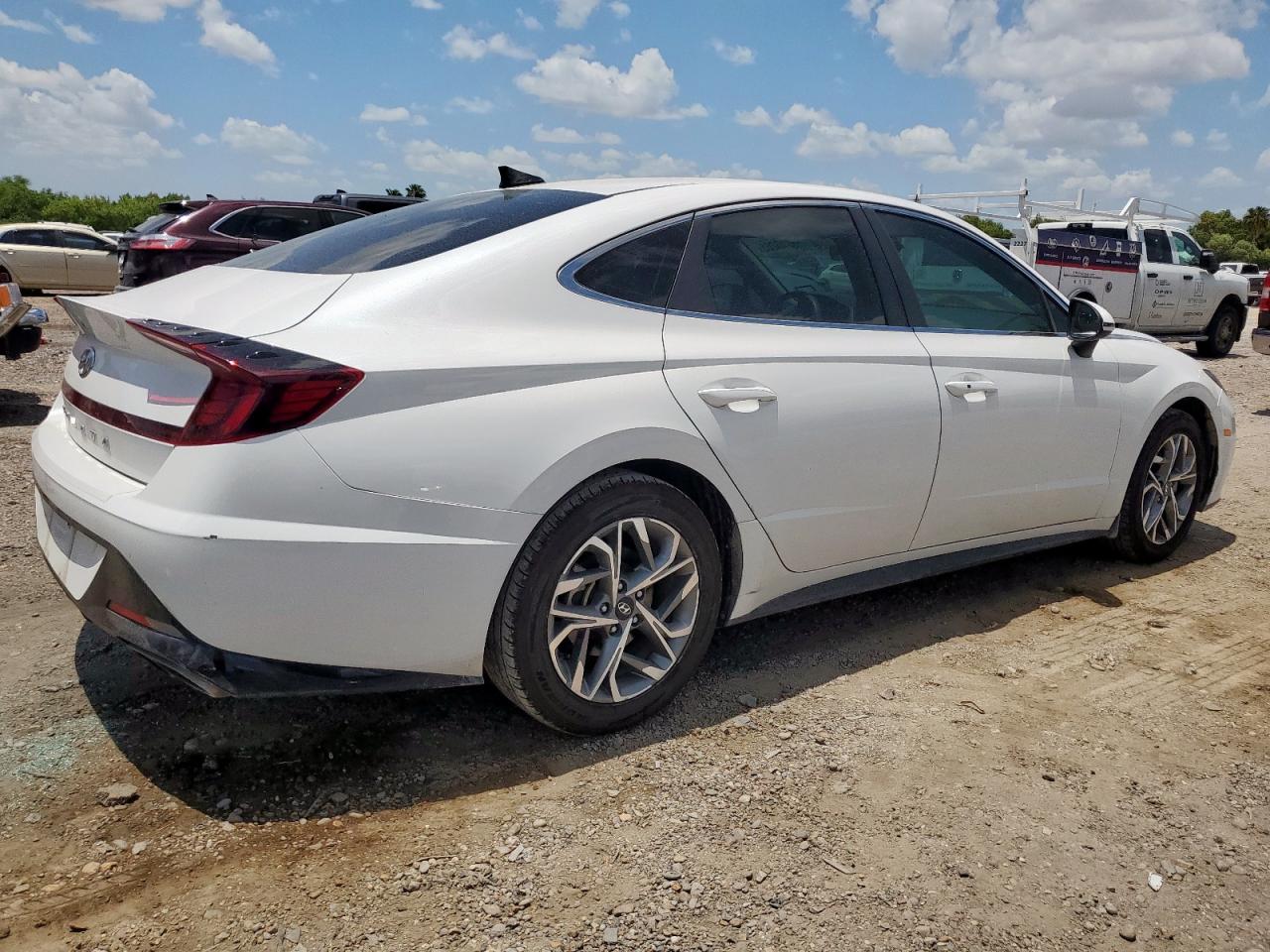 2022 Hyundai Sonata Sel white null gas KMHL64JA3NA187015 photo #4