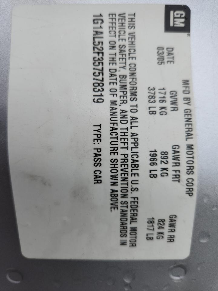 2008 Chevrolet Cobalt Lt VIN: 1G1AL58F787147350 Lot: 70775605