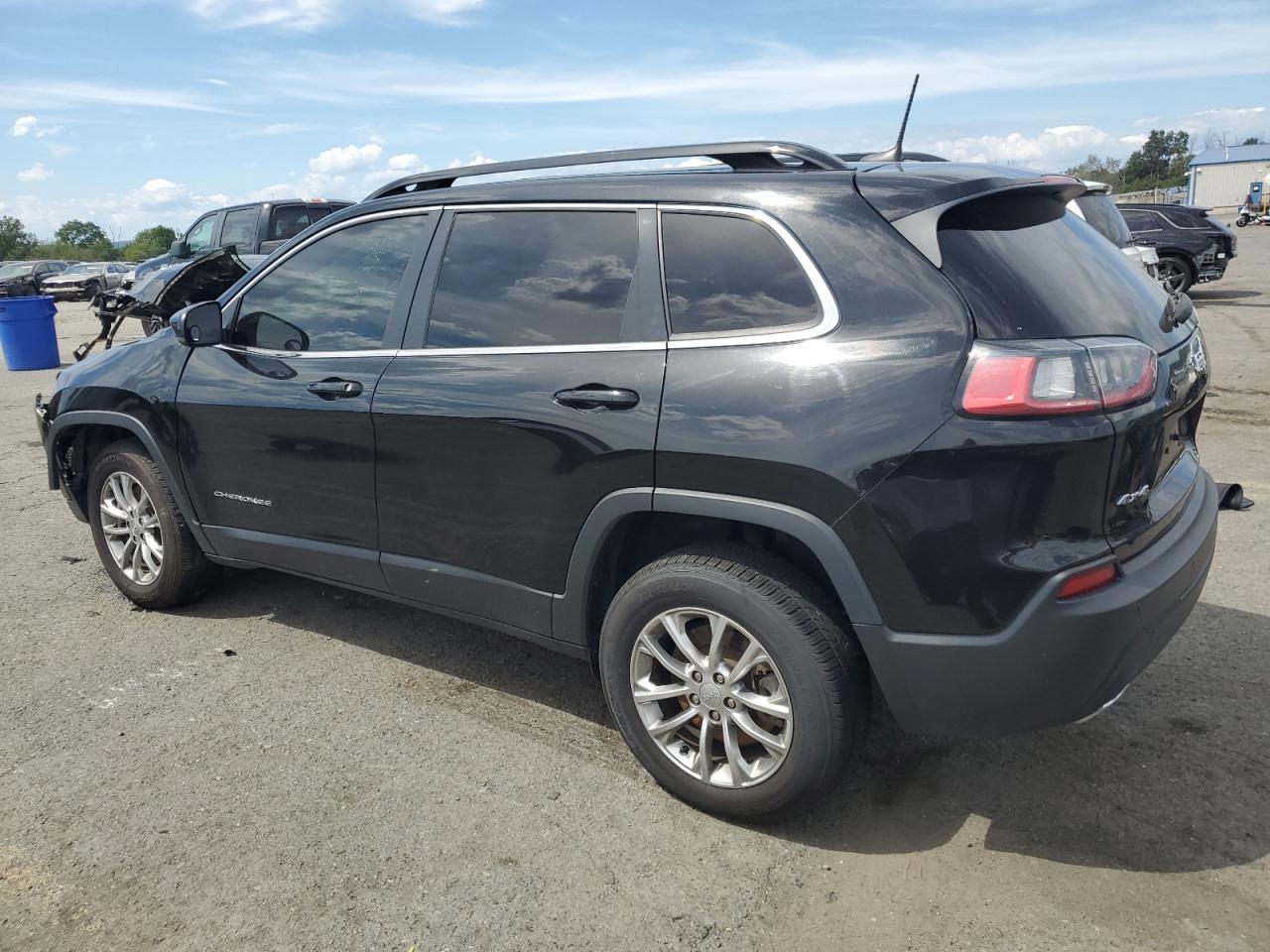 2022 Jeep Cherokee Latitude Lux black null gas 1C4PJMMN1ND503819 photo #3