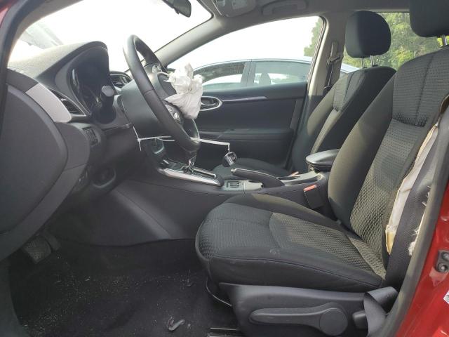  NISSAN SENTRA 2018 Czerwony