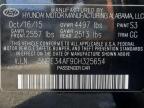 2016 HYUNDAI SONATA SPORT   for sale at Copart FL - MIAMI CENTRAL