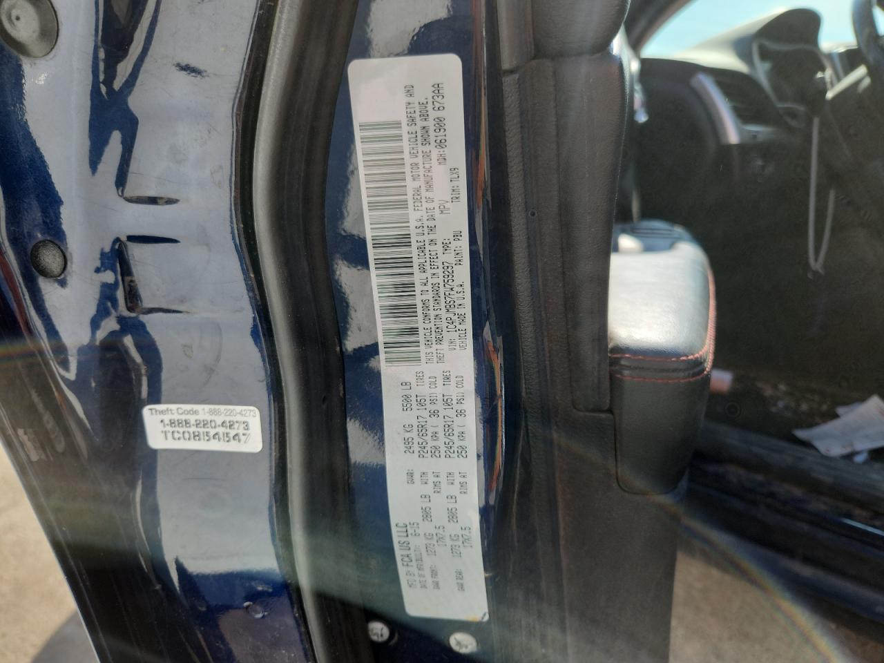 2015 Jeep Cherokee Trailhawk VIN: 1C4PJMBS7FW759297 Lot: 68785605