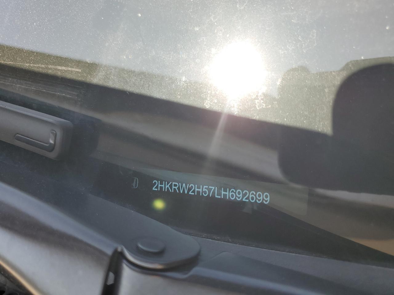 2020 Honda Cr-V Ex VIN: 2HKRW2H57LH692699 Lot: 68176145