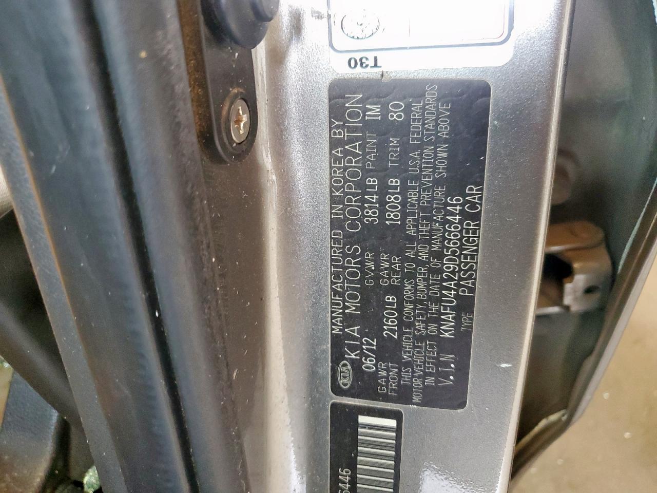 2013 Kia Forte Ex VIN: KNAFU4A29D5666446 Lot: 91818115