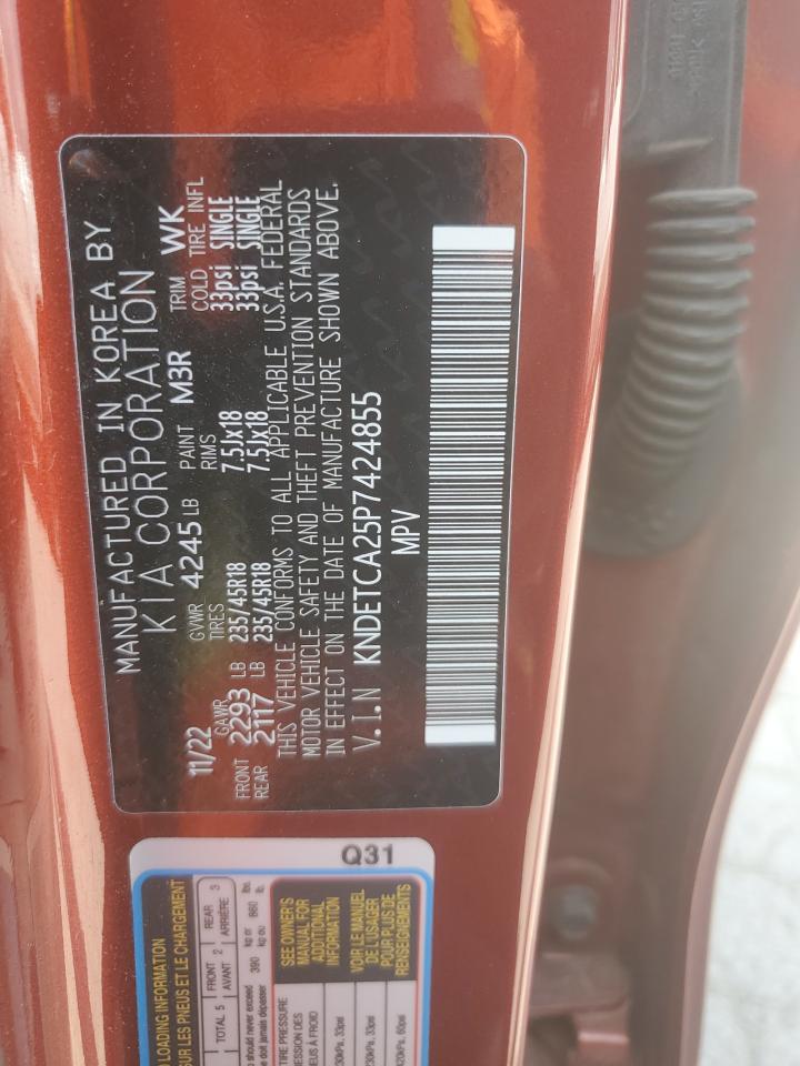 2023 Kia Seltos Sx VIN: KNDETCA25P7424855 Lot: 69813095