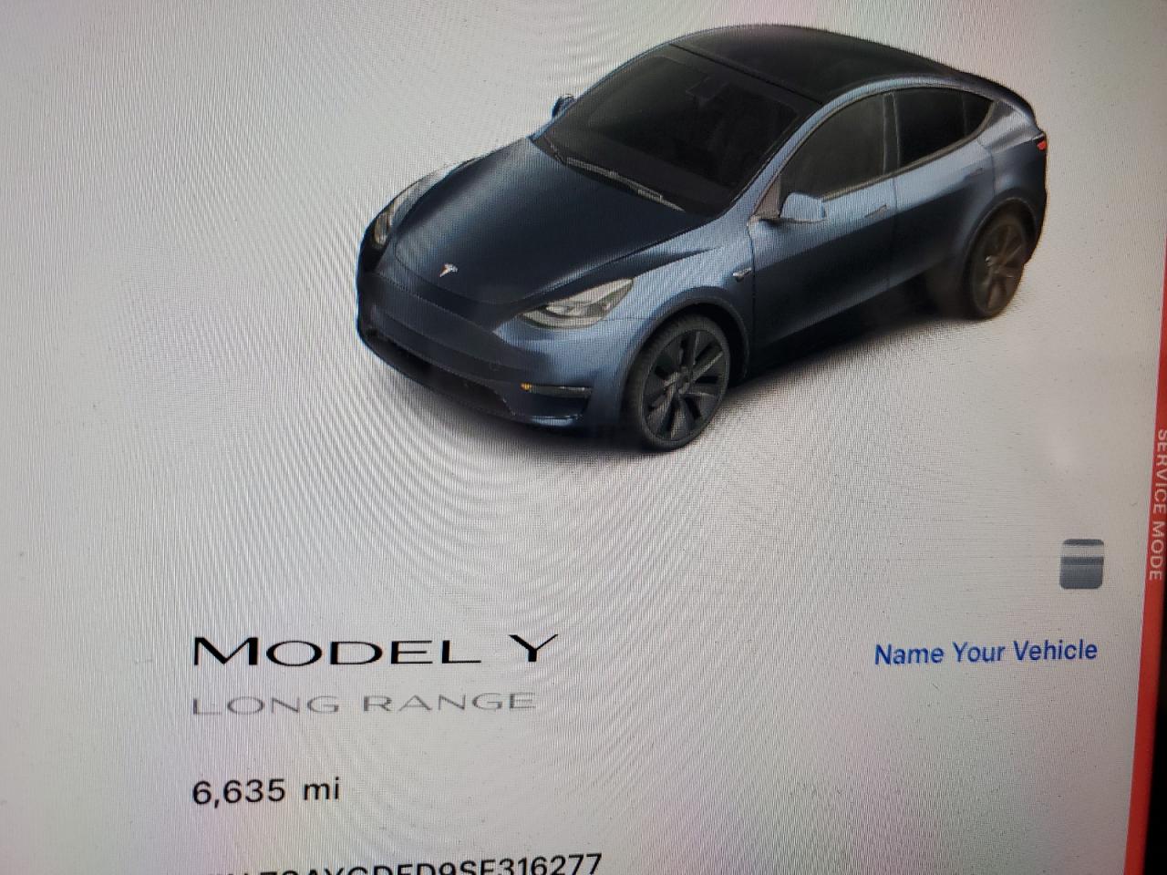 2025 Tesla Model Y VIN: 7SAYGDED9SF316277 Lot: 69259755