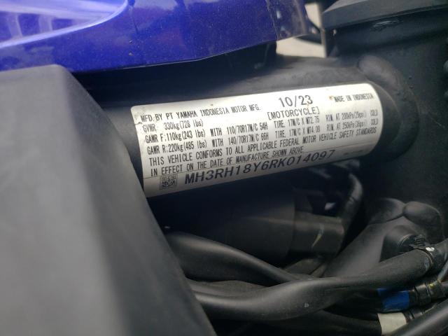 2024 YAMAHA YZFR3 A  