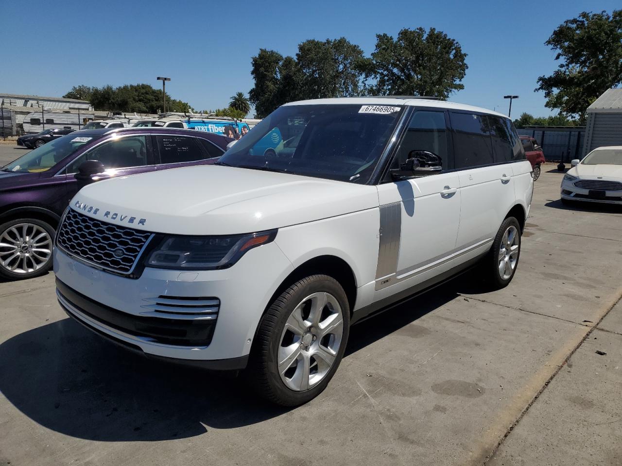 2020 Land Rover Range Rover P525 Hse white null gas SALGS5SE7LA588209 photo #1