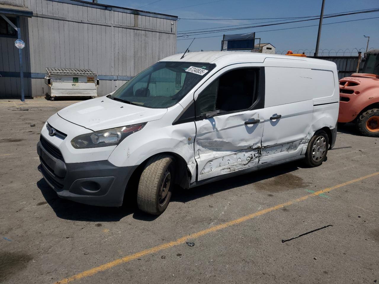 2016 Ford Transit Connect Xl white van gas NM0LS7E78G1283139 photo #1