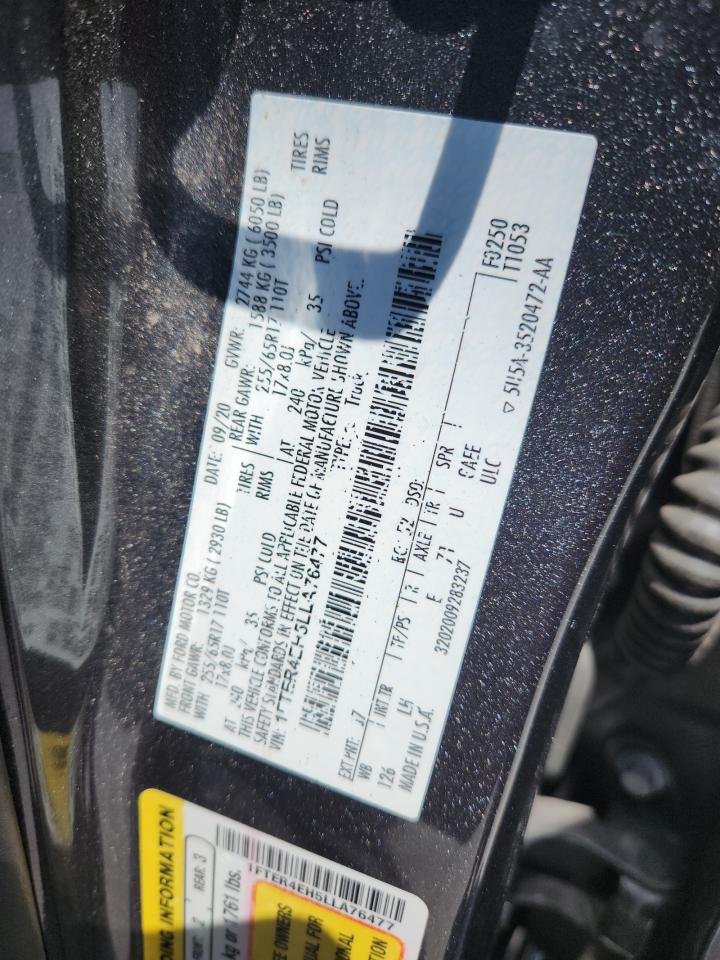 2020 Ford Ranger Xl VIN: 1FTER4EH5LLA76477 Lot: 70380635