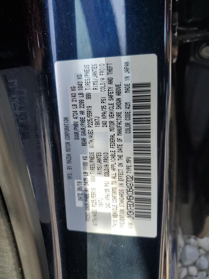 2019 Mazda Cx-5 Grand Touring VIN: JM3KFBDM6K0649702 Lot: 67980805