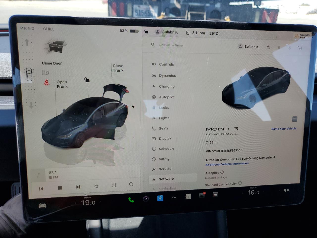 2025 Tesla Model 3 VIN: 5YJ3E1EA4SF937105 Lot: 70728305