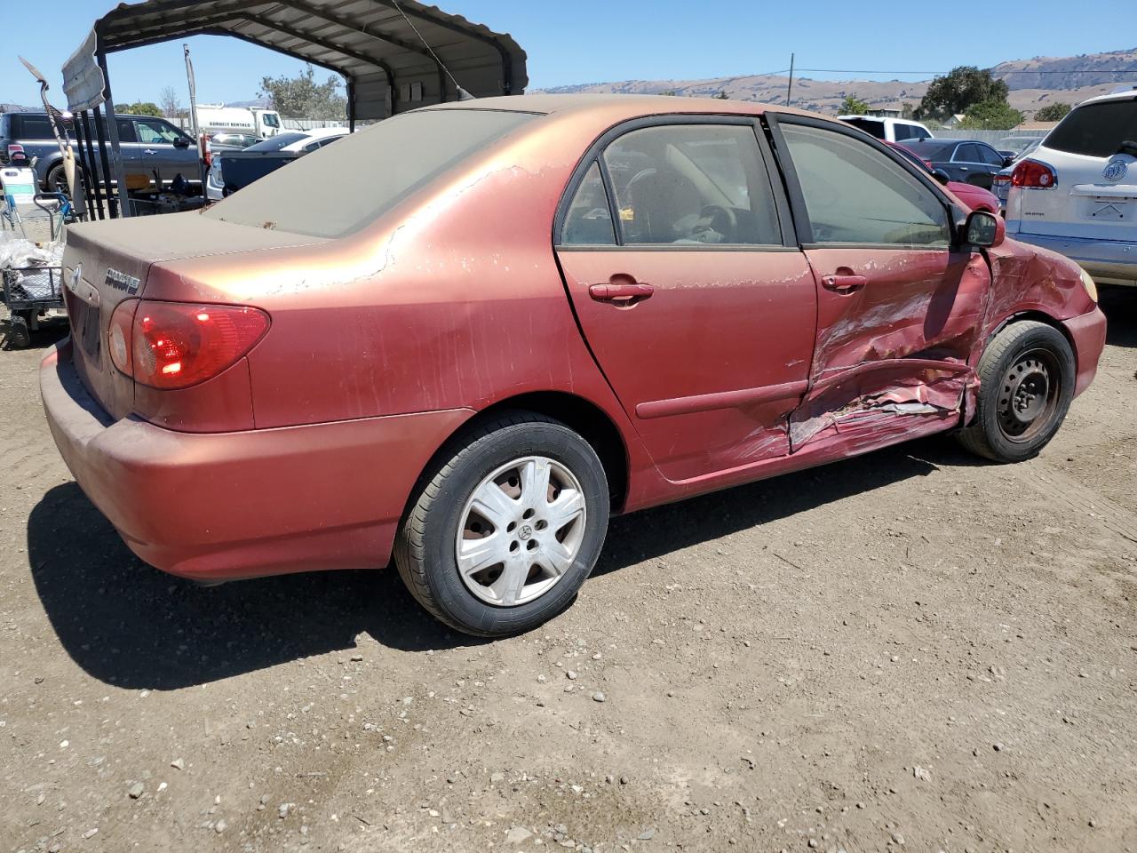 2005 Toyota Corolla Ce red null gas 1NXBR32E75Z434890 photo #4