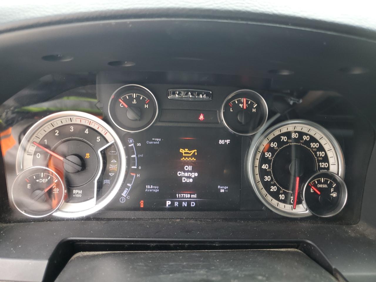 2013 Ram 2500 Laramie VIN: 3C6UR5FL6DG594365 Lot: 69111505