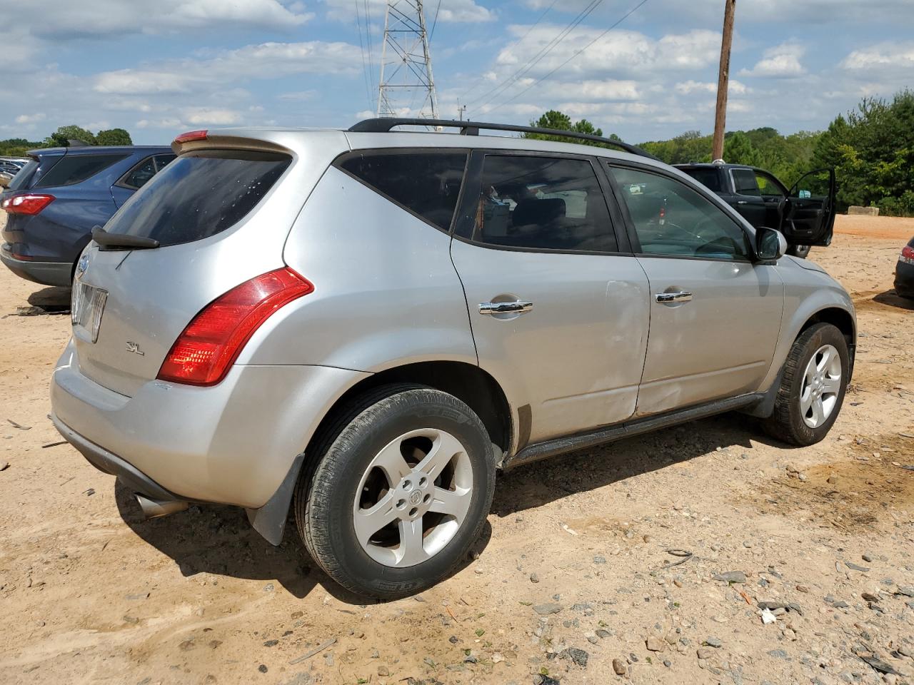 2003 Nissan Murano Sl silver null gas JN8AZ08TX3W110150 photo #4