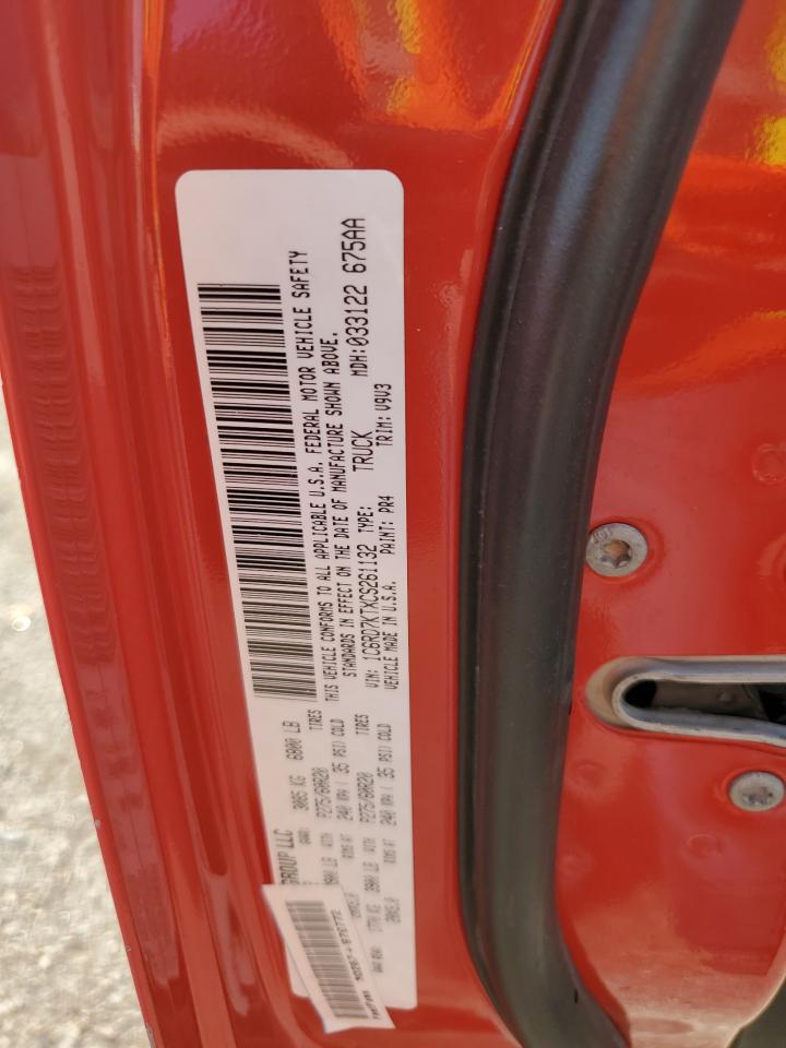 2012 Dodge Ram 1500 St VIN: 1C6RD7KTXCS261132 Lot: 68932845