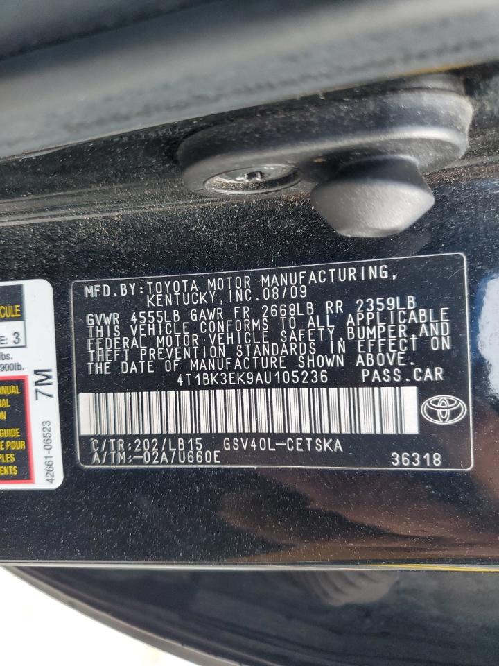 2010 Toyota Camry Se VIN: 4T1BK3EK9AU105236 Lot: 68187755