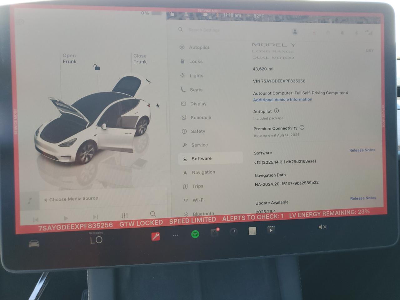 2023 Tesla Model Y VIN: 7SAYGDEEXPF835256 Lot: 68357895
