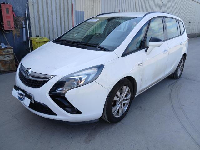 2013 VAUXHALL ZAFIRA TOU for sale at Copart PETERLEE