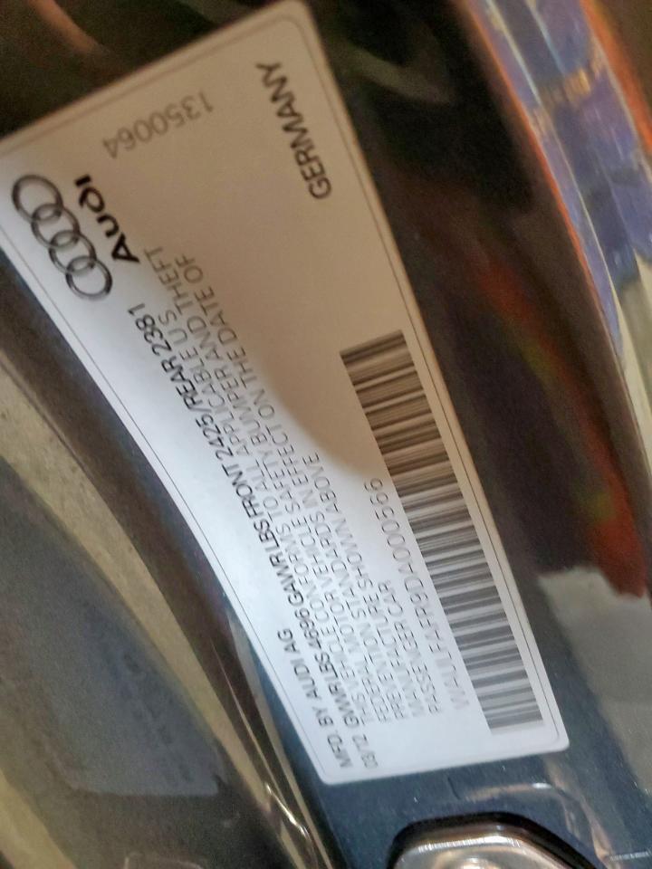 2013 Audi A5 Premium Plus VIN: WAULFAFR9DA000566 Lot: 68951305