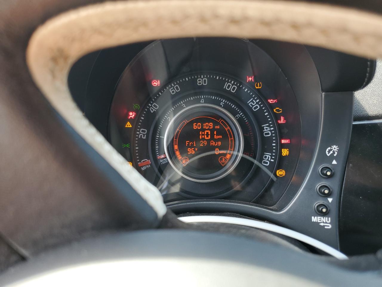 2014 Fiat 500 Abarth VIN: 3C3CFFJH2ET19015 Lot: 70935565