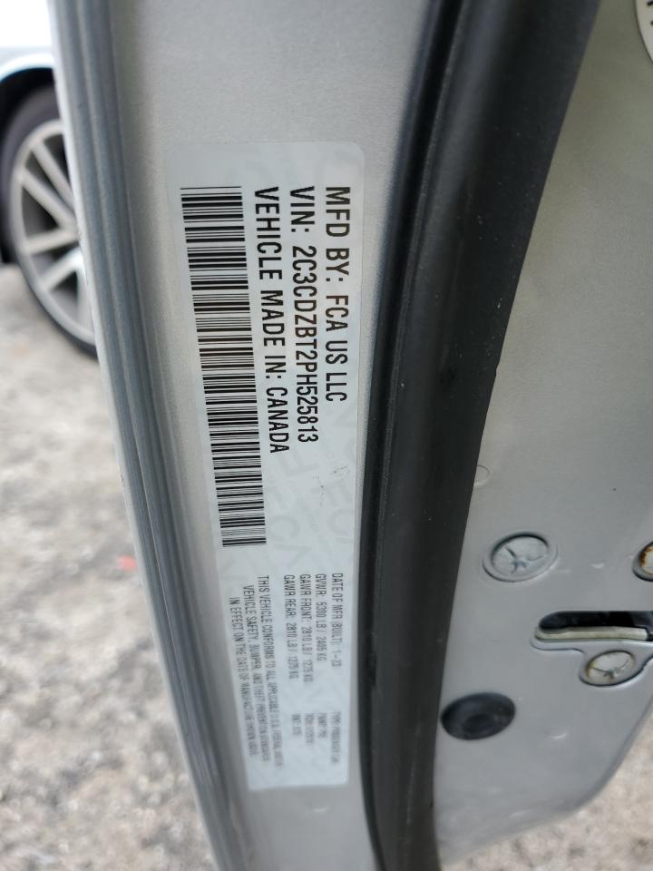 2023 Dodge Challenger R/T VIN: 2C3CDZBT2PH525813 Lot: 67545045