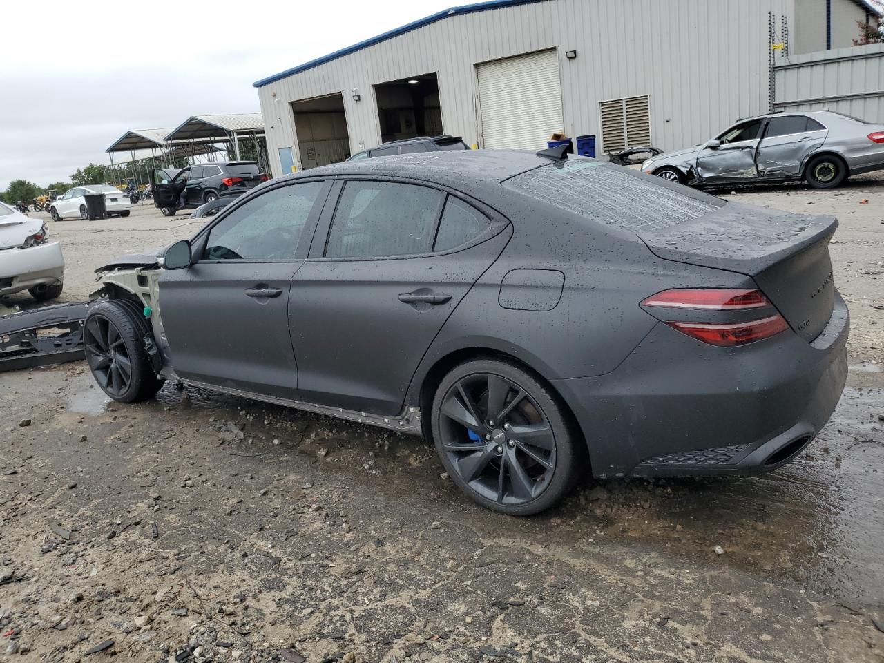 2022 Genesis G70 Base black null gas KMTG54TE4NU084601 photo #3