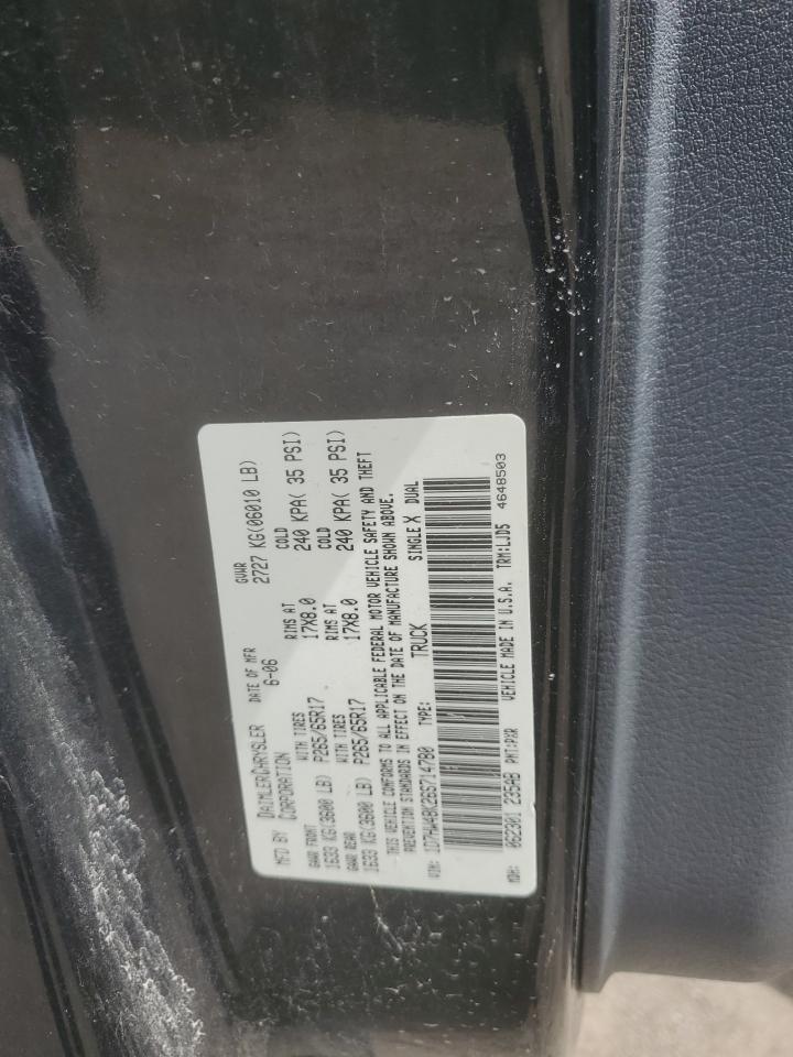 2006 Dodge Dakota Quad Slt VIN: 1D7HW48K26S714780 Lot: 67931165