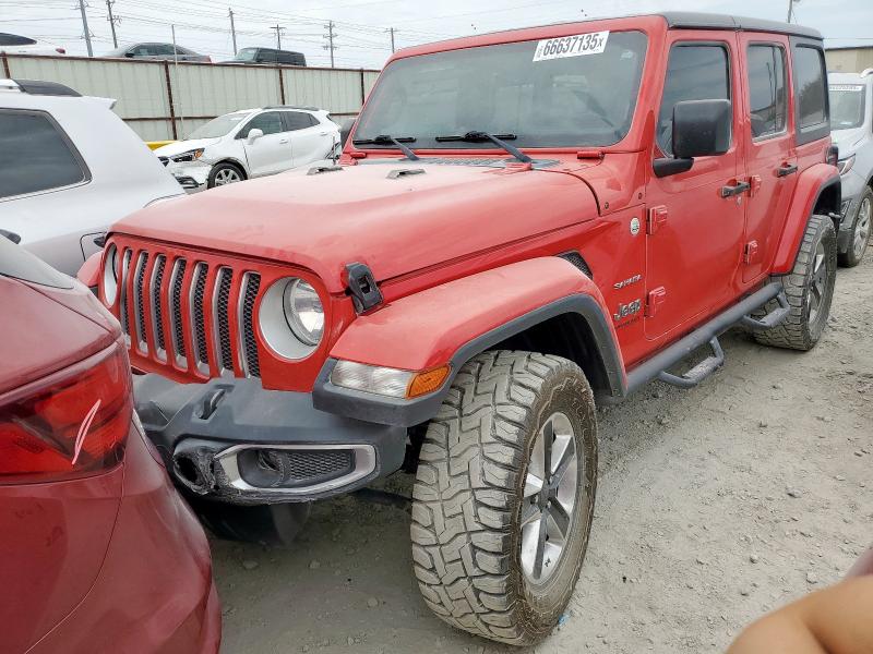  JEEP WRANGLER 2019 Czerwony