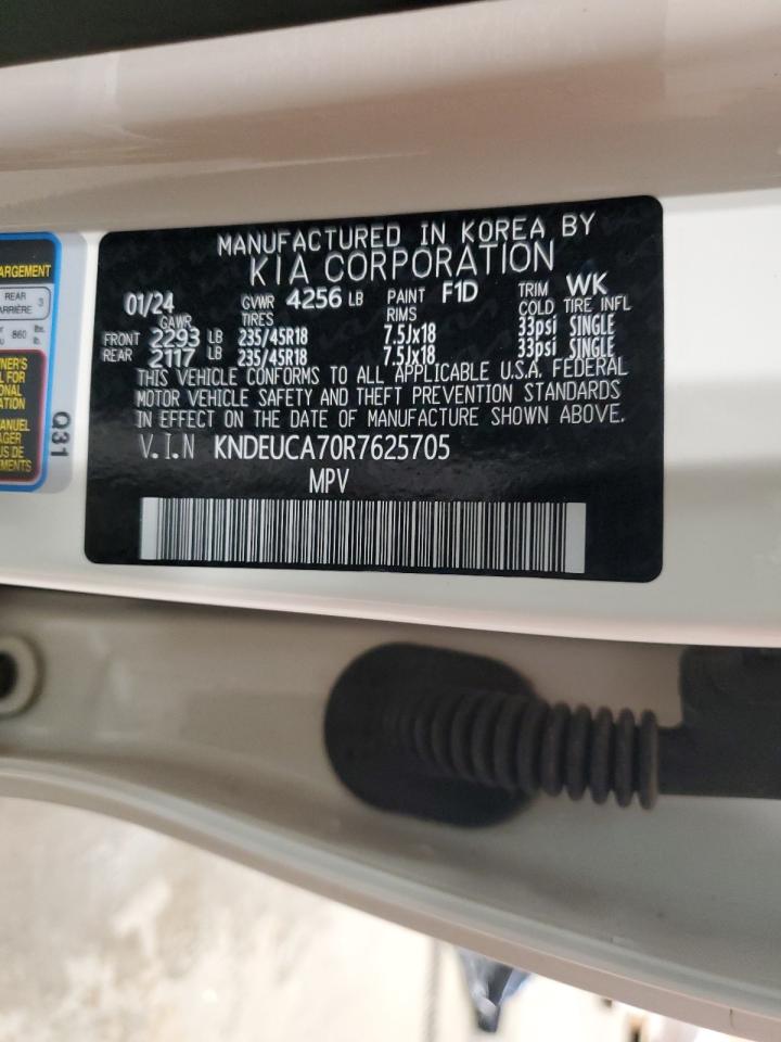 2024 Kia Seltos X Line VIN: KNDEUCA70R7625705 Lot: 69056505