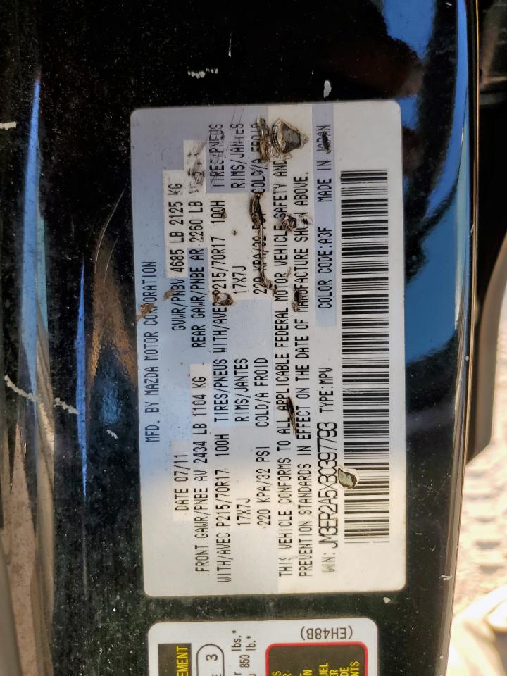 2011 Mazda Cx-7 VIN: JM3ER2A5XB0397793 Lot: 70457215