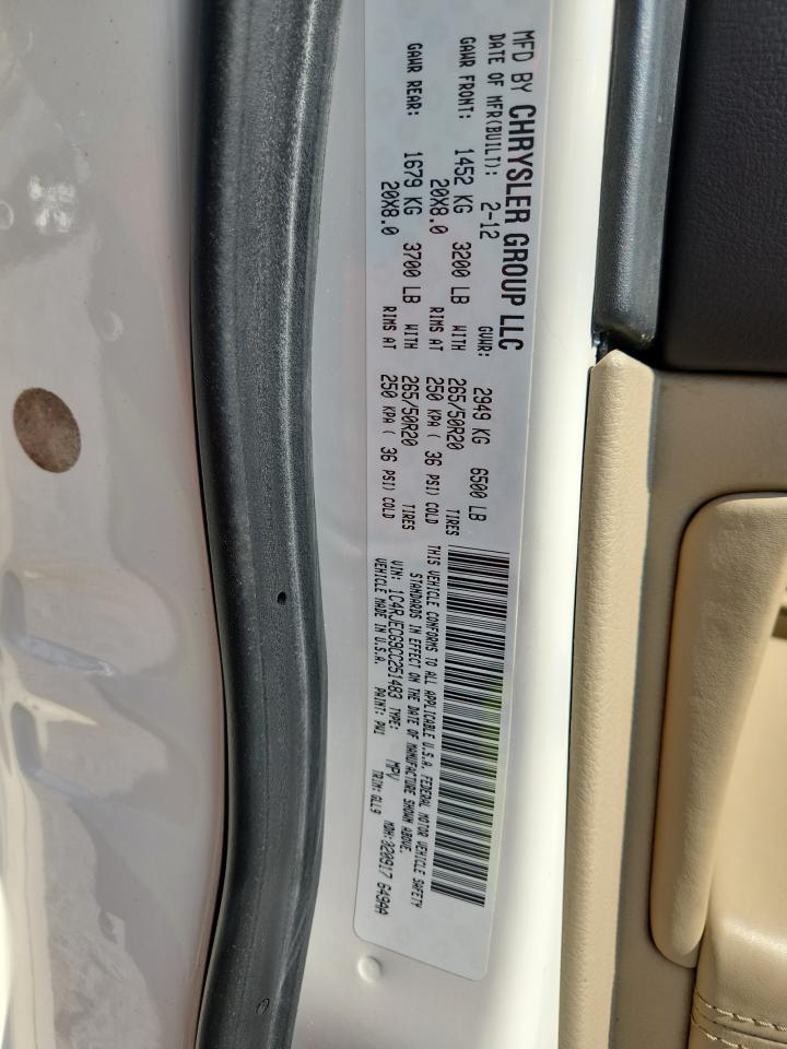 2012 Jeep Grand Cherokee Overland VIN: 1C4RJECG9CC251483 Lot: 69427075