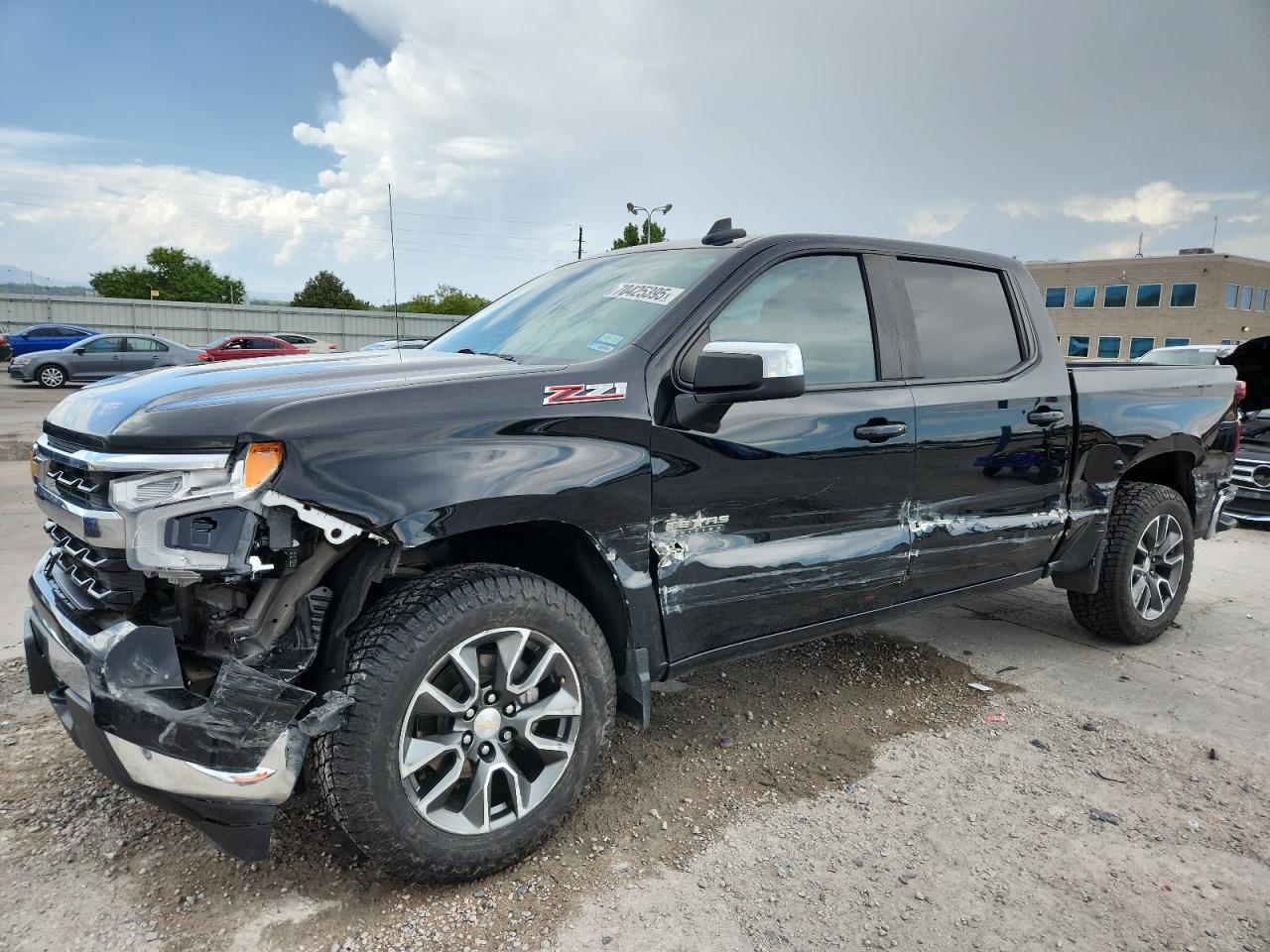 2023 Chevrolet Silverado K1500 Lt black null gas 2GCUDDED1P1101524 photo #1