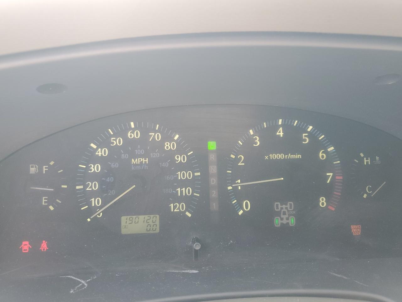 2001 Infiniti Qx4 VIN: JNRDR09Y61W214537 Lot: 68055245