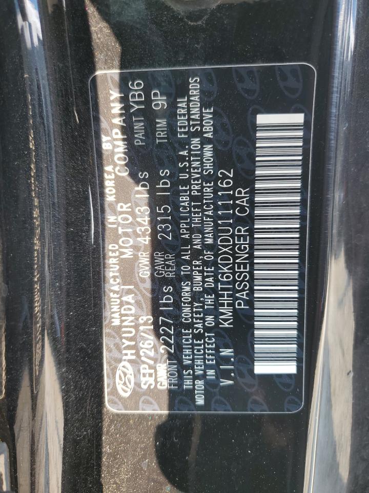 2013 Hyundai Genesis Coupe 2.0T VIN: KMHHT6KDXDU111162 Lot: 67636965