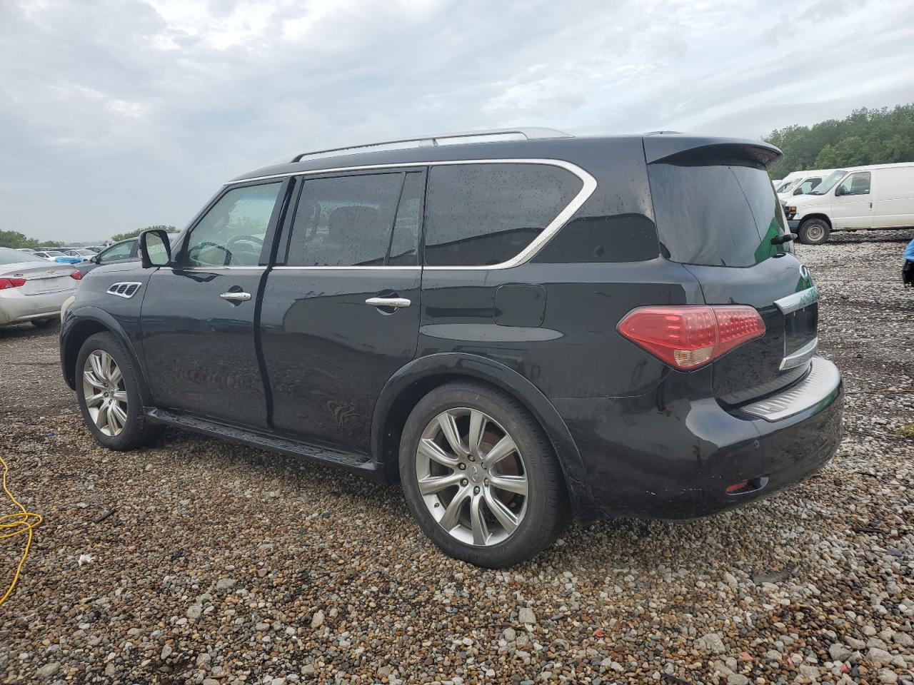 2013 Infiniti Qx56 black null gas JN8AZ2NE3D9040301 photo #3