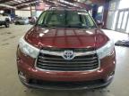2015 TOYOTA HIGHLANDER HYBRID LIMITED   for sale at Copart CT - HARTFORD SPRINGFIELD
